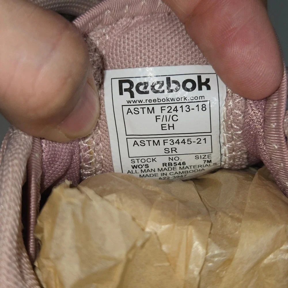 Reebok Womens Floatride‎ Energy Running Shoes Pink Athletic Sneakers Size 7M